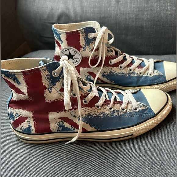Converse Other - Converse Union Jack high top sneakers. Men’s size 10 or women’s size 12.